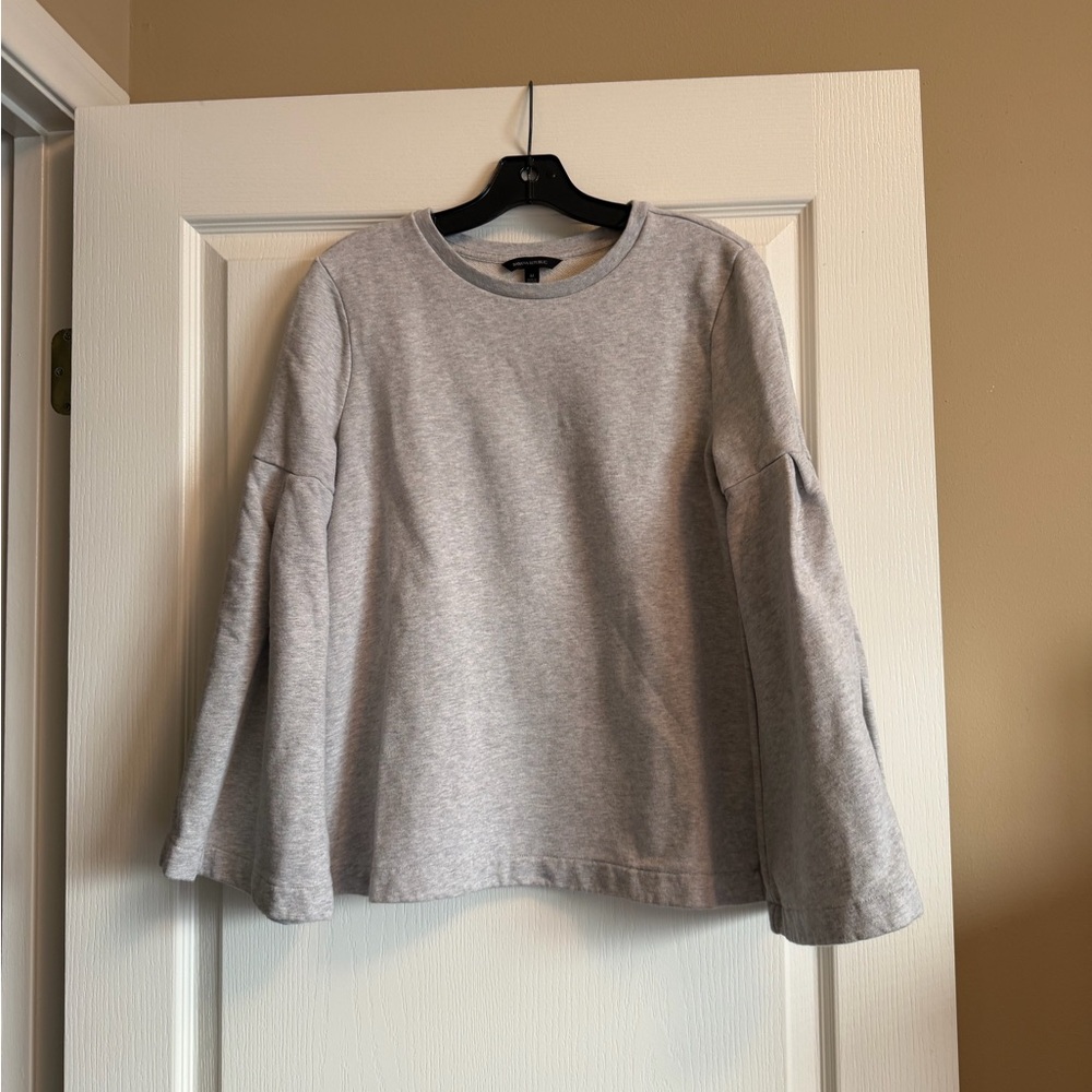 Banana Republic Heather Gray Crewneck